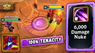 Insane Stat Anvil Run - 100% Tenacity: 6k Dmg Cross-Map Nuclεar Bombs | League Arena Gameplay