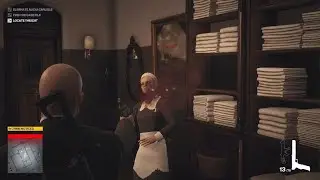 The maid getting a leg over in Hitman 3