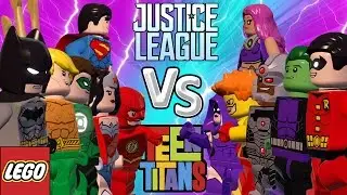 LIGA DA JUSTIÇA VS JOVENS TITÃS - LEGO Batman 3 | Briga de Herois #71