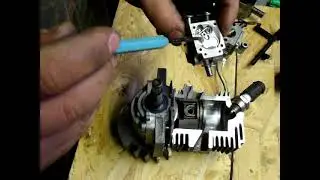 Принцип работы двухтактного двигателя с мембранным карбюратором Часть 1