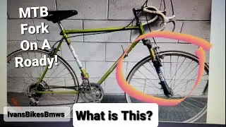 One Of A Kind Frankenstein Road Bike With a MTB Fork! Must Watch!  | 4K