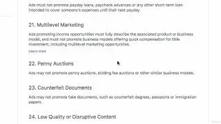 5  Key Ad Policies Facebook & Instagram