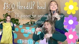 Big thredUP Haul ☆ 20 secondhand tops & dresses ☾⋆｡𖦹 °✩