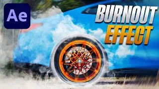 CAR BURNOUT WHEELS EFFECT  - AFTER EFFECTS TUTORIAL
