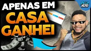 APENAS EM CASA GANHEI meu SALÁRIO DO YOUTUBE VISH! 😲