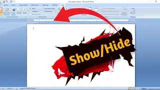 Ms word में Ruler Bar को Show कैसे करें, How to show ruler bar in Ms word #ruler #msword #office