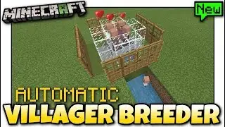 Minecraft - AUTOMATIC VILLAGER FARM [ Tutorial ] MCPE / Xbox / Bedrock