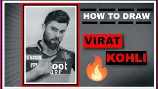 How to draw Virat Kohli | Drawing of Virat Kohli.