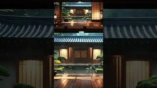 Sleep while listening to the rain falling in the courtyard #rain #relax #rainsounds #빗소리 #sleep