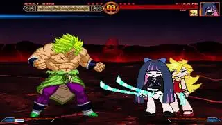 [M.U.G.E.N] DBS Broly (AI Buff) VS Panty & Stocking