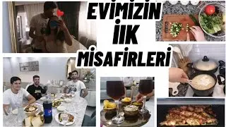 MİSAFiR HAZIRLIGI/BİRLİKTE YEMEK HAZIRLAYALIM/EVİMİZDE İLK MİSAFİRLERİMİZ❤️🙏🏻