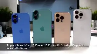 Apple iPhone 16 vs 16 Plus vs 16 Pro vs 16 Pro Max Vergleich