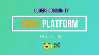 Coding Anywhere Anytime : Genie Platform DIY for kids I Coders Community