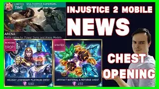 50 Artifact Material And Reforge Chest Opening! Injustice 2 Mobile News