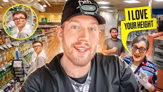 7-Foot Man Shows Hidden Spots No One Else Can See! (POV Reactions)