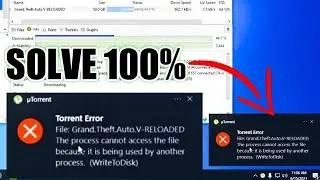 The process cannot access the file because it is being used by another process WriteToDisk