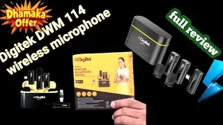 Digitek DWM 114 review ⚡ Digitek 2 in 1 wireless microphone DWM 114 review⚡ best wireless mic 