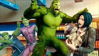 BEAST BOY BETRAYS THE TEEN TITANS... ( Fortnite short )