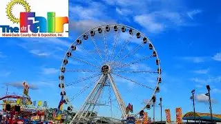 OBSERVATION WHEEL OFF RIDE (THE FAIR MIAMI DADE COUNTY FAIR & EXPOSITION 2022 4K)