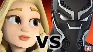 Alice vs Black Panther sarlacc pit arena fight Disney Infinity toy box
