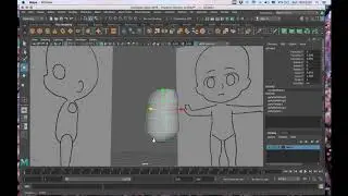 Modelado de un personaje básico en Maya 2018 Parte 1