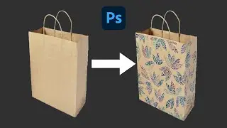 Vanishing point | Paper bag pattern | How to work with vanishing point | Photoshop tutorial