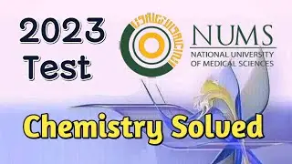 NUMS 2023 CHEMISTRY SOLVED