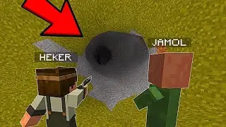 HEKER VA JAMOL  MINECRAFTDA YUMOQ DUNYODA QOLIB KETISHDI 😉 • JAMOLNI O'LDIRDIM 🤣 • MASHINA OLDIK