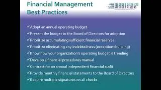 Financial Management and Operations: Onboarding Economic Development District Executive Directors