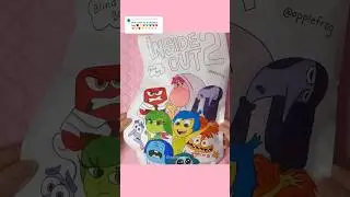 inside out 2 blind bag ⭐️ #craft #diy #papercraft #insideout #insideout2 #unboxing #blindbag #asmr