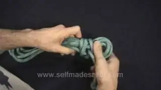 Gasket Hitch - secure a coil of rope