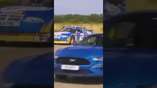 Ford Mustang vs Dodge NASCAR & Cupra apt vz3 #dragrace #youtubeshorts #fordmustang credit -Carwow