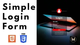 How To Create Login Form In HTML and CSS  Make Sign In Form Design