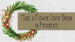 Make a Flower Stamp Brush in Procreate