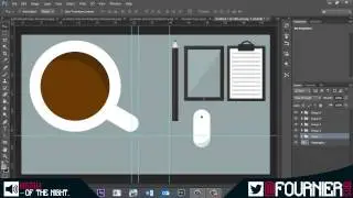epic free flat design banner template w/ speed art (PSD) | fournier.