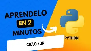 🐍 Bucles en Python: FOR | Aprendelo en 2 minutos ☑️