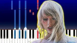 Taylor Swift - august (Piano Tutorial)