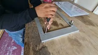 CONCEALED HINGES AND ALUMINUM CLADDING INSTALLATION