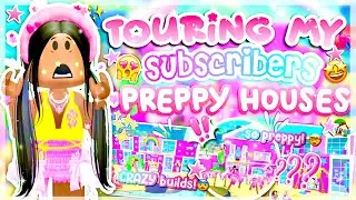 TOURING MY SUBSCRIBERS PREPPY HOUSES! *CRAZY TOURS* 😍🏠💕