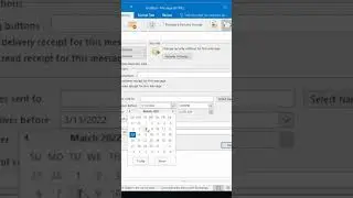 Outlook - Set Time for sending mail | Delay mail delivery    