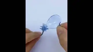 цветы из баклажки