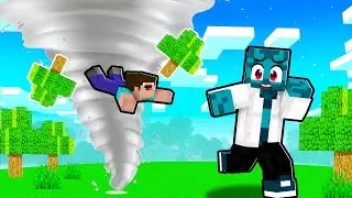 Přežili jsme TORNÁDO v Minecraftu!