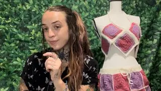 ASMR My First Crochet Outfit (I am so proud 🥹)
