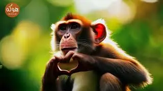 A Monkey Heart Hands Compilation | 4 Free Blue Screen Backgrounds