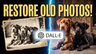 Restore Old Vintage Photos Using ChatGPT DALL·E (AI Photo Restoration Tutorial)