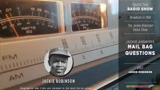 1960 • Baseball Clip • Jackie Robinson Mail Bag - Radio Show