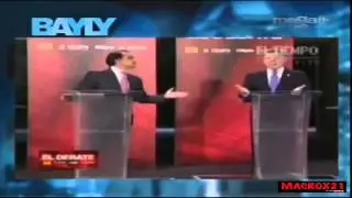 JAIME BAYLY 'ZULUAGA APLASTA A SANTOS EN LOS DEBATES'