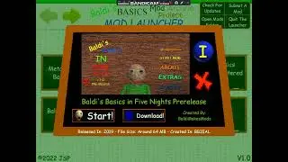 How To Extract Mod's Files On Baldi's Basics Mod Archive Project Mod Launcher But Errors Ruin!