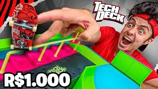 GASTEI 1000 REAIS EM SKATE DE DEDO! (TECH DECK)