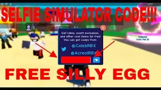 Selfie Simulator code - FREE SILLY EGG (ROBLOX)